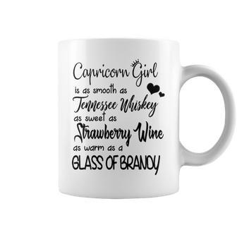 Capricorn Girl Is As Sweet As Strawberry Coffee Mug - Seseable