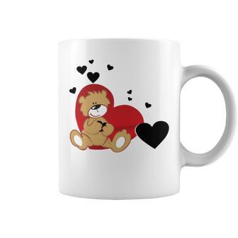 Cartoon Animal Happy Loving Teddy Bear Coffee Mug | Favorety UK