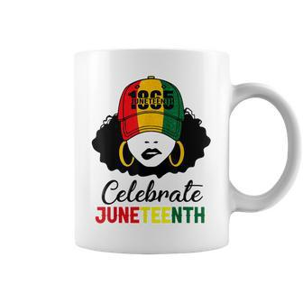 Celebrate Junenth 1865 Black Girl Magic Melanin Women  Coffee Mug
