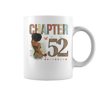 Chapter 52 Years Old 52Nd Birthday Leopard Afro Black Womens Coffee Mug - Seseable