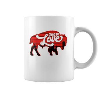 Choisissez Love Buffalo Stop Hate End Racism Choisissez Love Buffalo Coffee Mug | Mazezy