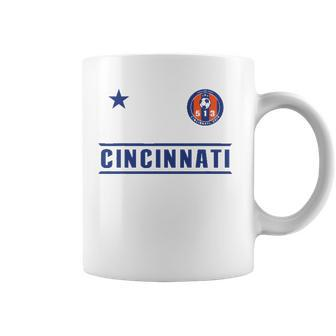 Cincinnati Soccer Jersey 513 Original Design Coffee Mug | Mazezy