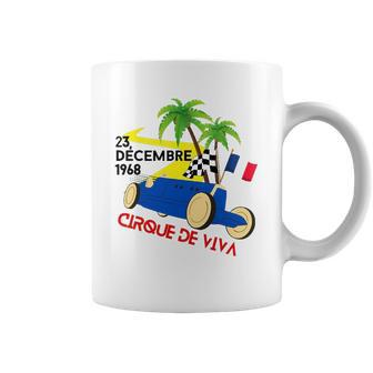 Cirque De Viva Vintage French Motorsports Auto Racing Race Coffee Mug | Mazezy