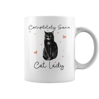 Completely Sane Cat Lady Cat Lover Coffee Mug | Favorety AU