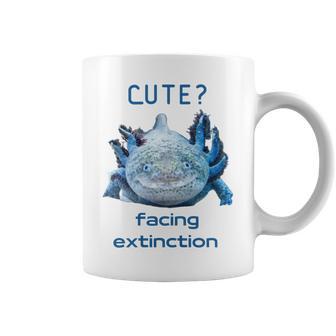 Cute Axolotl Facing Extinction Coffee Mug | Favorety