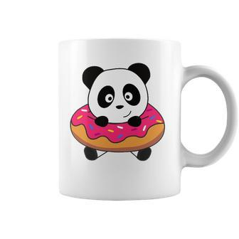 Cute Panda Bear Pandas Donut Sprinkles Coffee Mug | Mazezy