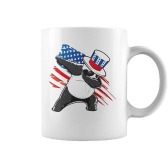 Dabbing Uncle Sam Panda 4Th Of July Coffee Mug | Mazezy