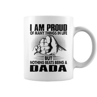 Dada Grandpa Gift Nothing Beats Being A Dada Coffee Mug - Seseable