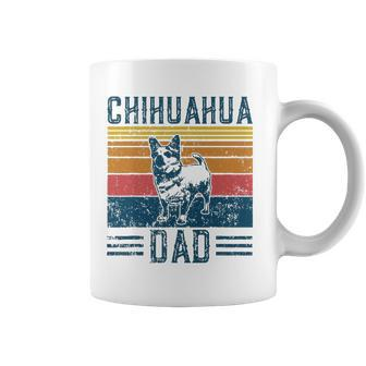 Dog Chihuahua Dad - Vintage Chihuahua Dad Coffee Mug | Mazezy