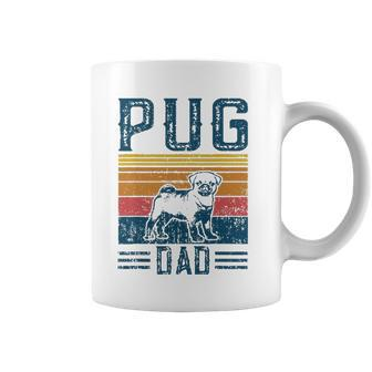 Dog Pug Papa - Vintage Pug Dad Coffee Mug | Mazezy