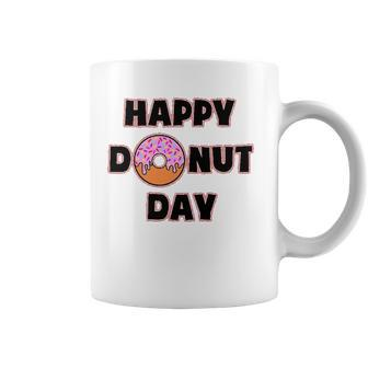 Donut Design For Women And Men - Happy Donut Day Coffee Mug | Mazezy