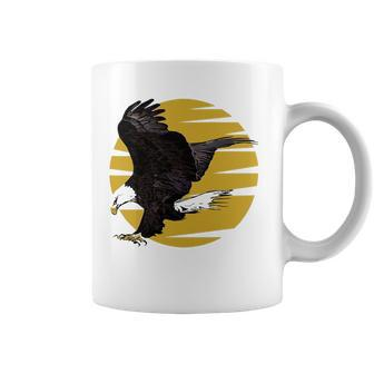 Eagle Imprint Animal Eagle Motif Bald Eagle Animal Motif Coffee Mug | Mazezy