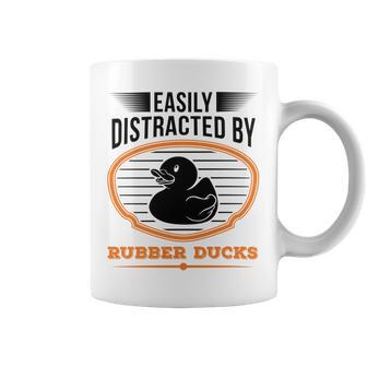 Easily Distracted By Rubber Ducks Duck Coffee Mug | Favorety