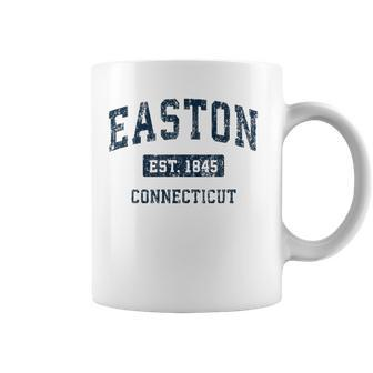 Easton Connecticut Ct Vintage Sports Design Navy Coffee Mug | Mazezy