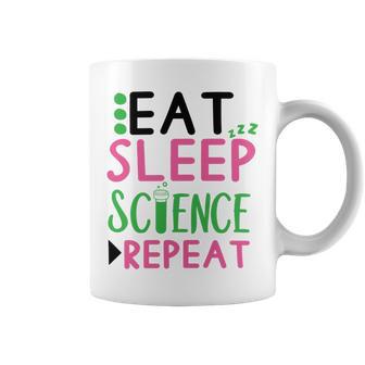 Eat Sleep Science Repeat Coffee Mug | Favorety AU