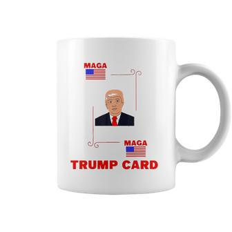 Election 2024 Ace Of Trump Card Maga Political Coffee Mug | Mazezy