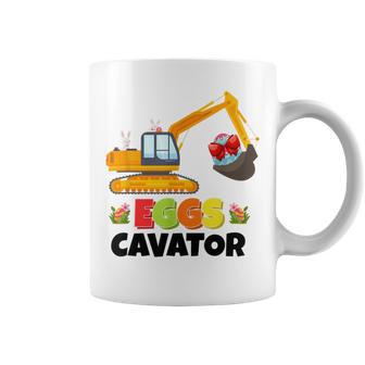 Excavator Shirts For Toddler Boys Girls Easter Eggs Cavator Coffee Mug | Favorety UK