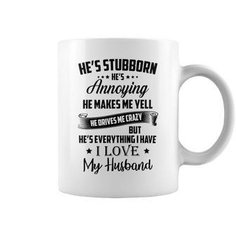 Family I Love My Husband Coffee Mug | Favorety