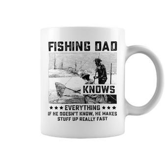 Fishing Dad Knows Everything Old Man Coffee Mug | Favorety UK