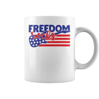 Freedom Rocks Musician Guitarist 721 Shirt Coffee Mug | Favorety AU