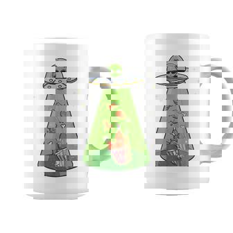 Funny Alien Ufo Abduction Fried Chicken Aliens Lover V2 Coffee Mug - Seseable