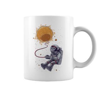 Funny Astronaut Monkey Blowing Sun V2 Coffee Mug | Favorety AU