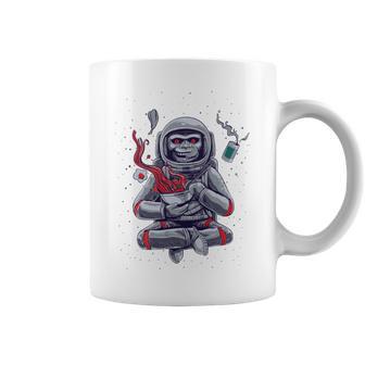 Funny Astronaut Monkey Ramen V2 Coffee Mug | Favorety UK