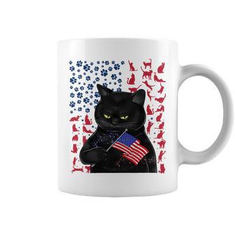 Funny Black Cat Independence Flag 633 Shirt Coffee Mug | Favorety CA