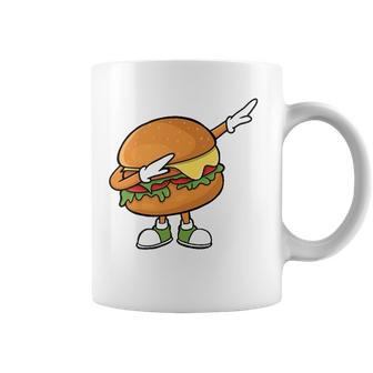 Funny Hamburger Art Men Women Cheeseburger Meat Eater Coffee Mug | Mazezy UK