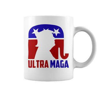 Funny Ultra Maga Gift For Americans Trump Biden Lover Coffee Mug | Favorety AU