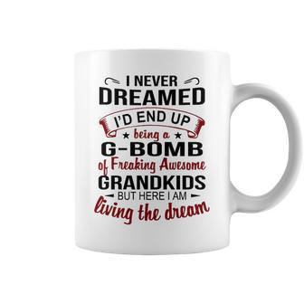 G Bomb Grandma Gift G Bomb Of Freaking Awesome Grandkids Coffee Mug - Seseable
