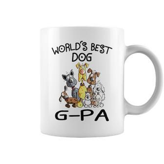 G Pa Grandpa Gift Worlds Best Dog G Pa Coffee Mug - Seseable