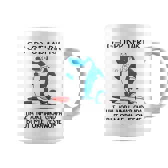 G Pop Grandpa Gift G Pop Shark Like A Normal Grandpa But More Awesome Coffee Mug - Seseable