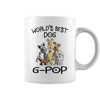 G Pop Grandpa Gift Worlds Best Dog G Pop Coffee Mug - Seseable
