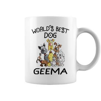 Geema Grandma Gift Worlds Best Dog Geema Coffee Mug - Seseable