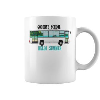 Goodbye School Hello Summer Last Day Design For Students Coffee Mug | Favorety CA