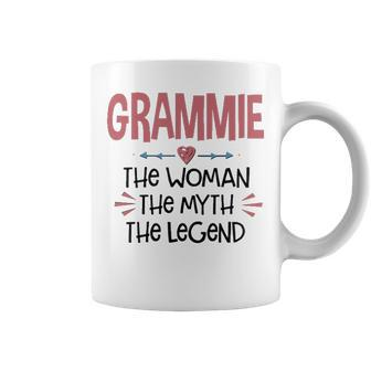 Grammie Grandma Gift Grammie The Woman The Myth The Legend Coffee Mug - Seseable