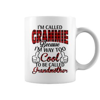 Grammie Grandma Gift Im Called Grammie Because Im Too Cool To Be Called Grandmother Coffee Mug - Seseable