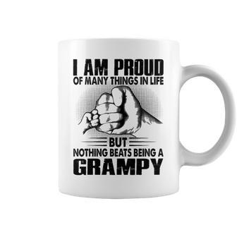 Grampy Grandpa Gift Nothing Beats Being A Grampy Coffee Mug - Seseable