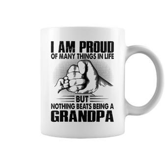 Grandpa Gift Nothing Beats Being A Grandpa Coffee Mug - Seseable