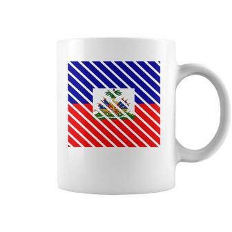 Haitian Flag Pride Haiti Vacation Gift Coffee Mug | Mazezy