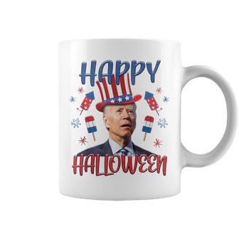 Halloween Funny Happy 4Th Of July Anti Joe Biden Men Women Coffee Mug - Seseable