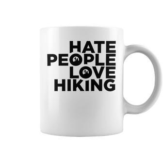 Hate People Love Hiking V2 Coffee Mug | Favorety
