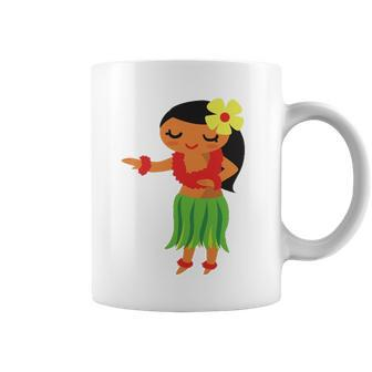 Hawaiian Hula Dancer Hawaii Girl Coffee Mug | Mazezy