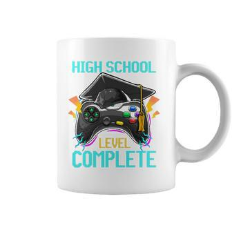 High School Level Complete Graduation 2022 Gamer Gift Coffee Mug | Mazezy