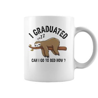 I Graduated Can I Go To Bed Now Coffee Mug | Mazezy