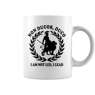 I Lead I Am Not Led Non Ducor Duco Latin Leadership Leader Coffee Mug | Mazezy