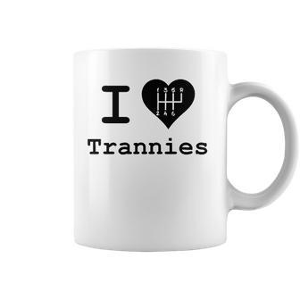I Love Trannies Heart Car Lovers Gift Coffee Mug | Mazezy