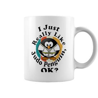 I Really Like Judo Penguin Ok Coffee Mug | Favorety DE