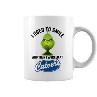 I Used To Smile And Then I Worked At Culvers Coffee Mug | Mazezy